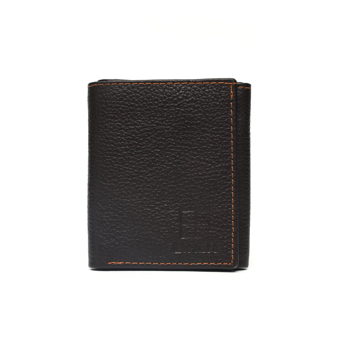 Black Leather Compact Wallet